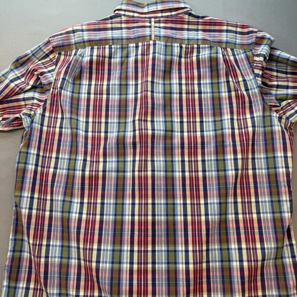 Banana Republic Men's Shirt Sz XL 17/17.5 Long Sleeve‎ Button Down Plaid